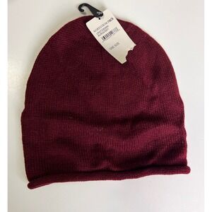 14th & Union Slouchy Beanie Cap (Burgundy, O/S) NWT